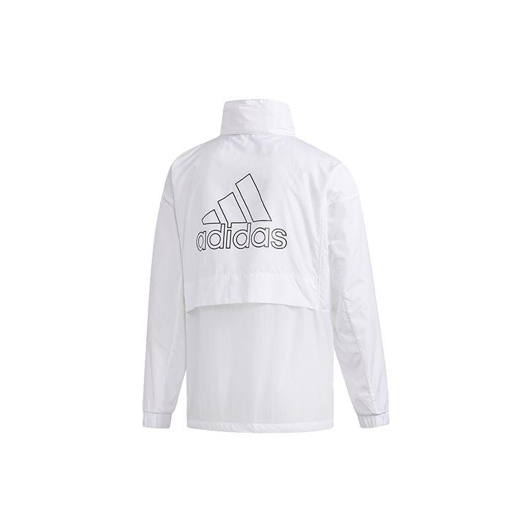 Adidas Outdoor Sports Stand Collar Jacket Men Jacket White FM7518