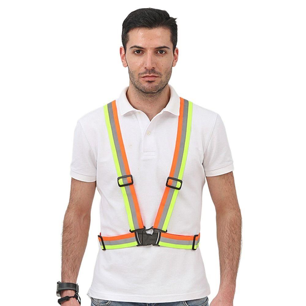 Chaqueta de Seguridad Reflectante de Alta Visibilidad para Ciclismo para Correr Chaleco Reflectante para Hombre Ropa de Trabajo