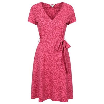 Womens/Ladies Santorini Flower Jersey Wrap Dress