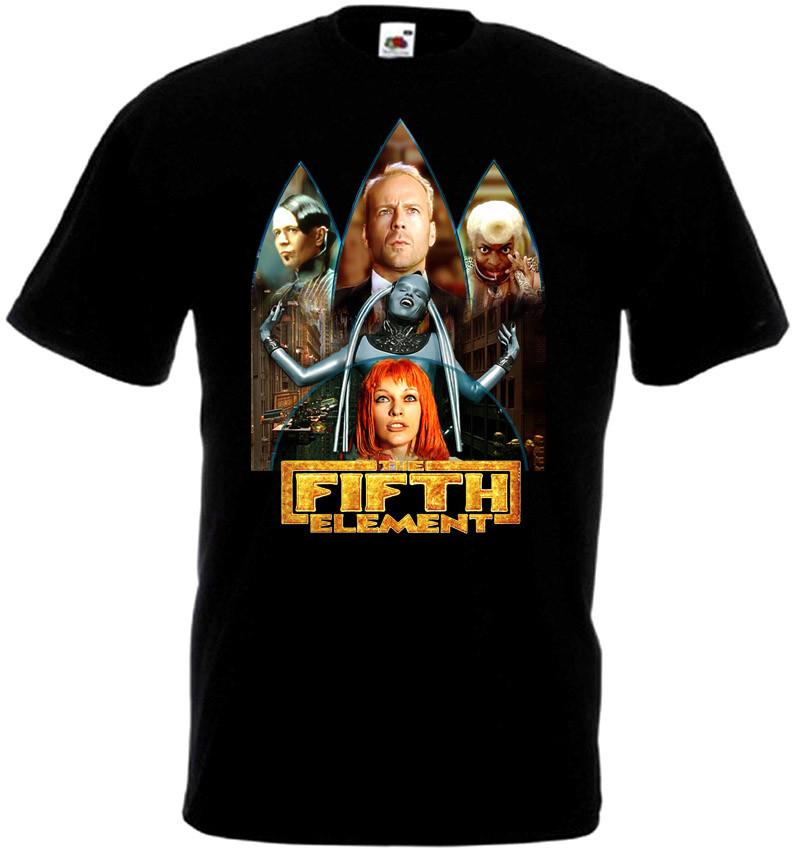 The Fifth Element v26 T-shirt black movie poster all sizes S5XL XL