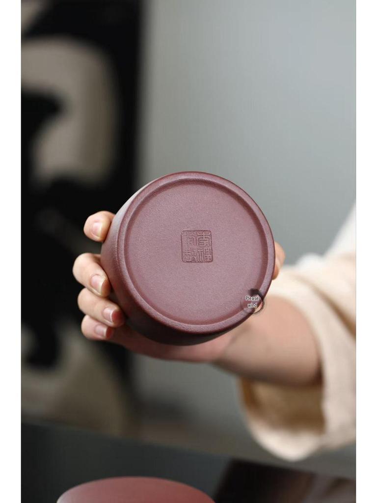 Yixing Zisha Small Cylinder Tea Caddy: Moisture-Proof Seal Jar for Pu-erh Tea Storage