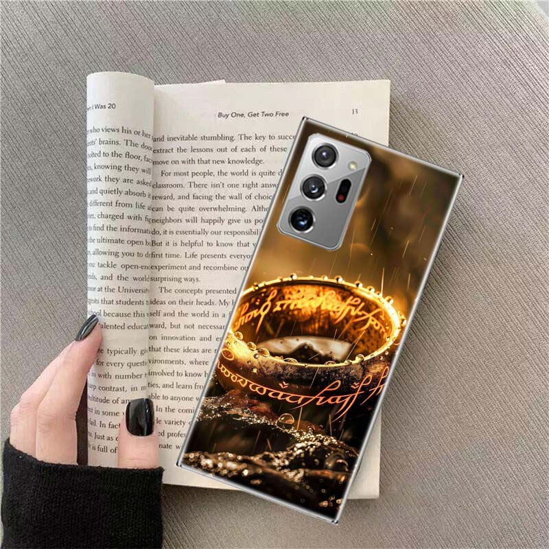 The L-Lord of the R-Rings Phone Case For Samsung Galaxy S25 Edge S24 S23 FE S22 S26 Ultra S21 S20 S10 Plus Capa Soft