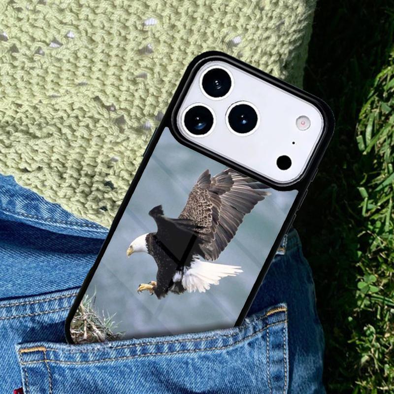 Golden Eagle Flying Phone Case Cover Compatible with for IPhone 17air 16e 15 14 13 12 11Pro Max 17 Air