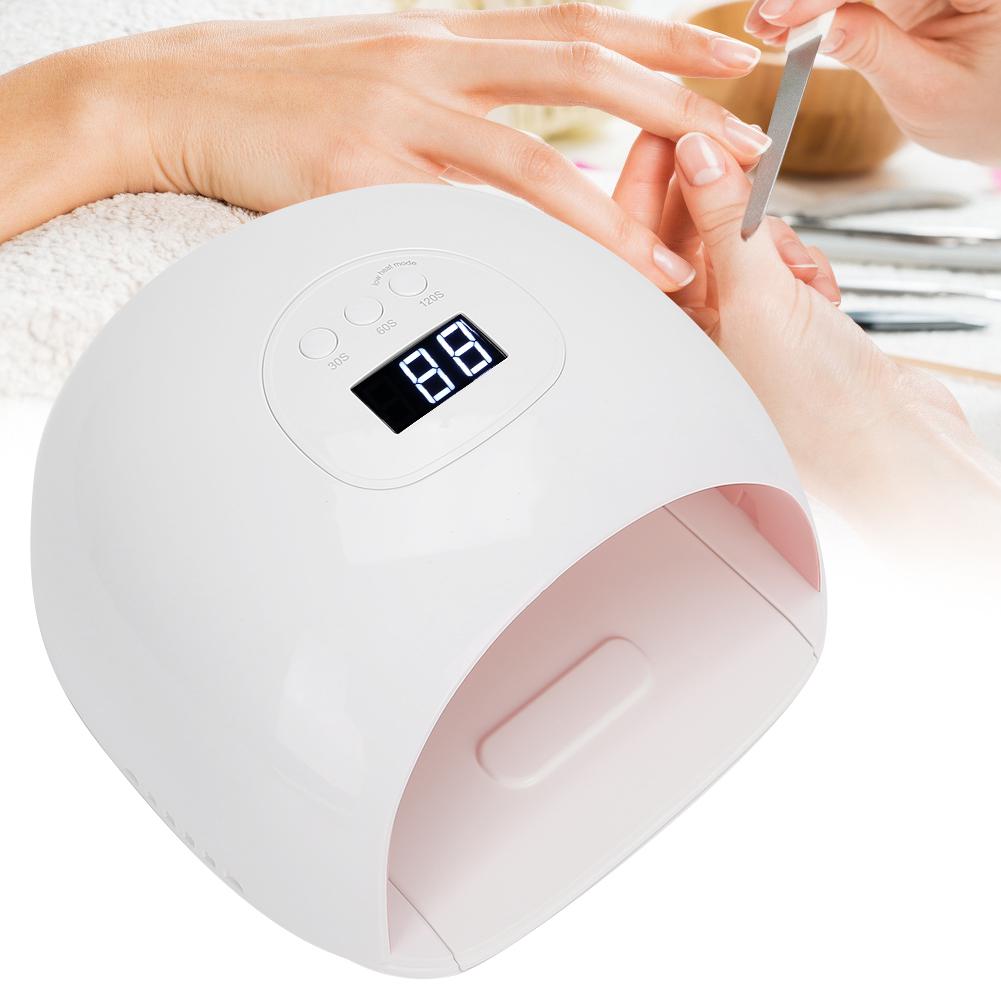 72W Professional Nail Dryer Gel Polish UV LED Light Manicure Curing Nail Art EquipmentUK Plug 110~240V