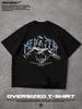 Oversized T-Shirt with Mike Mentzer Print, Black