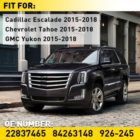 LH Door Applique B Pillar Trim For 2015-2018 Chevy Tahoe GMC Yukon Rearward