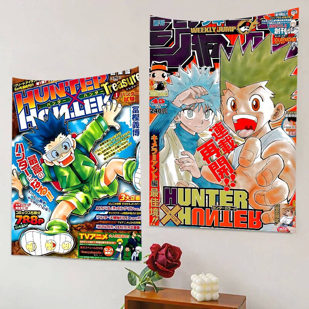 Anime Hunter X Hunter Theme Background Cloth Happy Party Baby Shower Supplies Decoration Banner Shooting Props