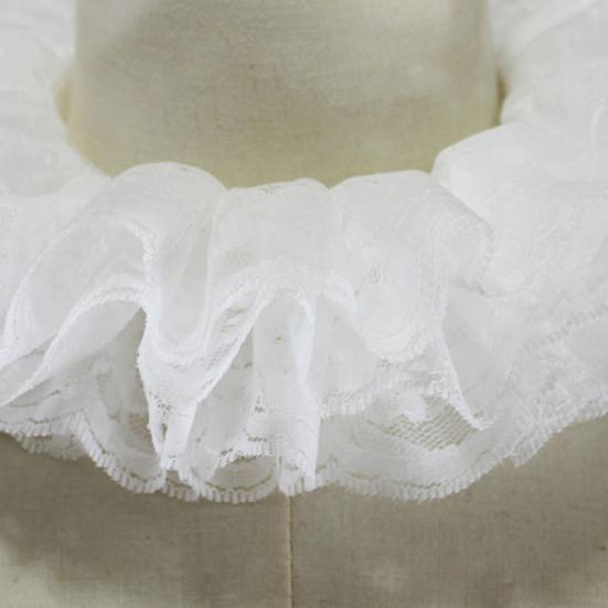 Fake Collar Round-Neck Sweatshirts Tops False Collar Lace Closure Halloween Masquerade Shirt Neckline Enhancer