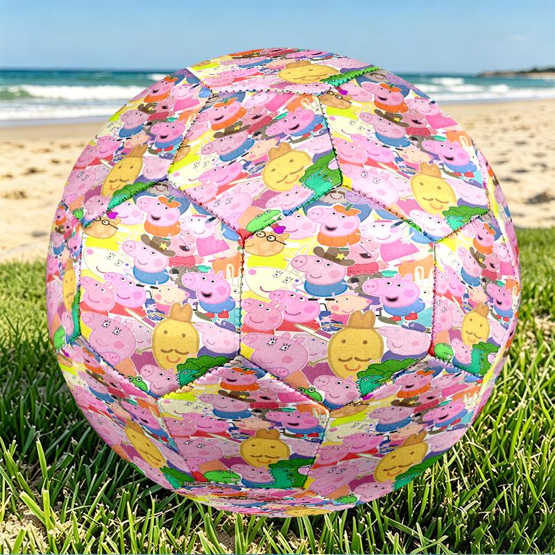 Cartoon animation Print Size 5 Soccer Ball, PU Wear Resistant Football for Match Training and Daily Practice, Birthday Gift for Soccer Fans