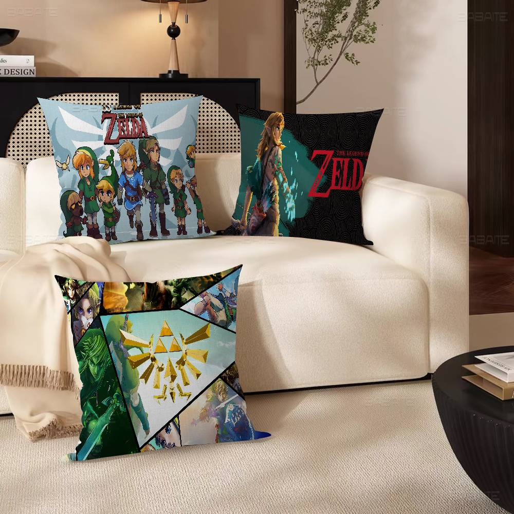 Die Legende von Z-Zelda Spiel Kissenbezug Zoll Bauernhausdekor Heim Überwurf Kissenbezüge für Couch Dekorationen
