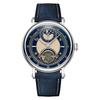 Fashion Tevise Top Brand New Automatic Mechanical Watches For Men Moon Phase Skeleton Luminous Leather Strap Fashion Luxury