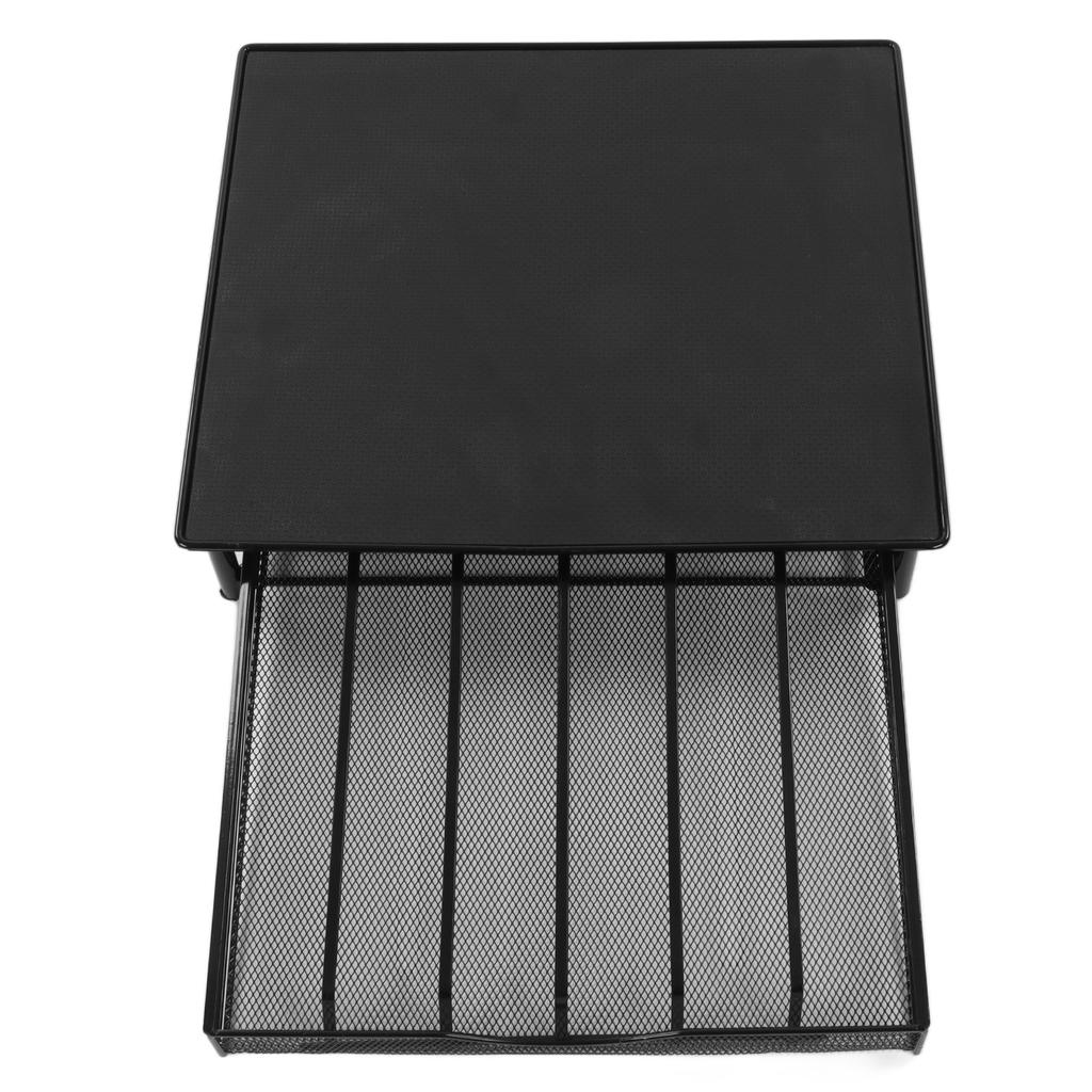 Coffee Pod Storage Drawer 36 Capacity Iron Capsule Organize Holder Drawer for Home Cafe