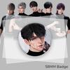 1/5 Stück 58MM Love and Deepspace Sylus Rafayel Zayne Xavier Caleb Anime Cosplay Abzeichen Schwarzes Enganliegendes Oberteil Brosche Anstecknadel Kostümdekoration