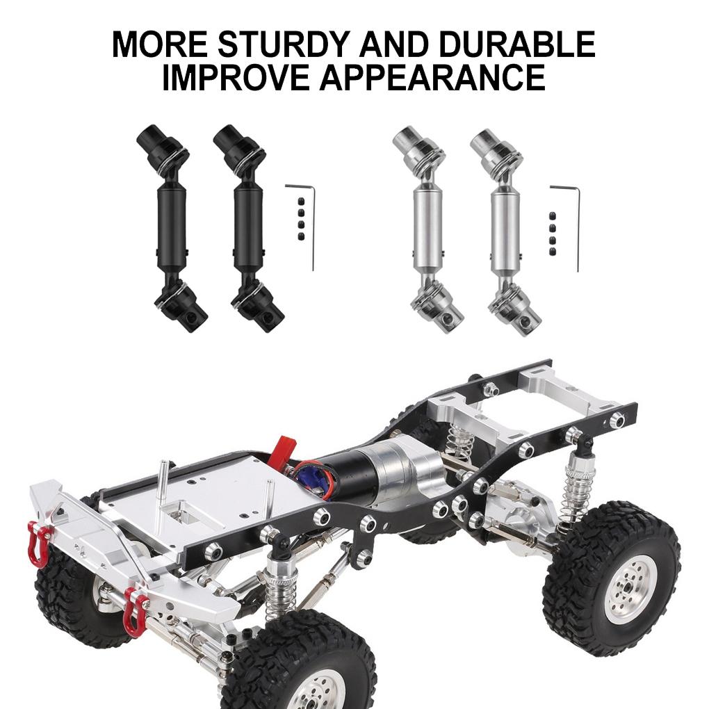 2x Steel 1/16 Universal Drive Joint For WPL C14 C24 B14 B24 B16 RC Car Part RC Car Accessories Replacement Parts