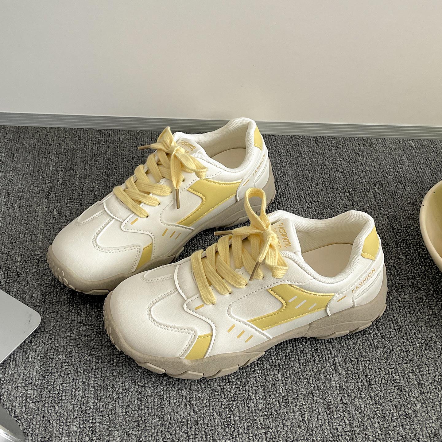 

Queen Fan White Retro Platform Daddy Shoes Women s 2025 New Summer Skirt Premium German Training Shoes 40