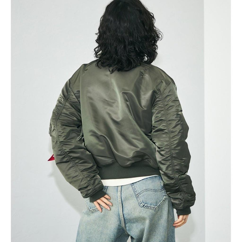 Alpha Industries Short Dark Green Women's MA-1 Jacket,