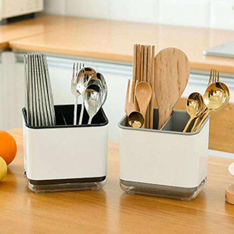 1pcs Household Multi-Functional Tableware Rack Kitchen Tableware Drain Rack Chopsticks Rack Spoon Chopsticks Fork Storage Rack