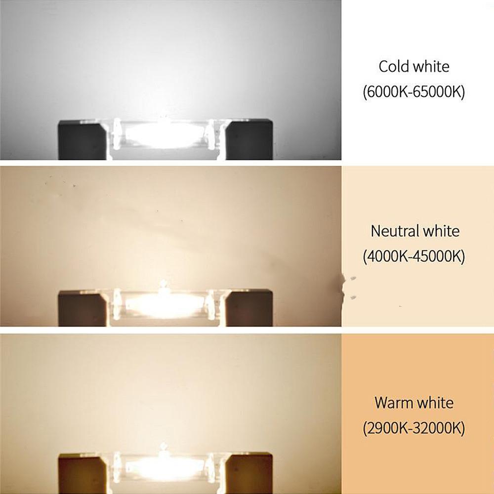 R7s Led Glass Lamp Waterproof White Light For Residential And Spaces