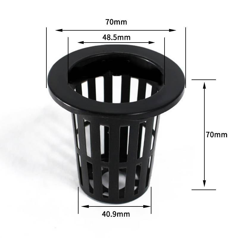 50Pcs Hydroponic Soilless Mesh Net Basket Plant Vegetable Growing Nursery Cup Pot Sponge Fixator Container Aeroponic Veg Planter