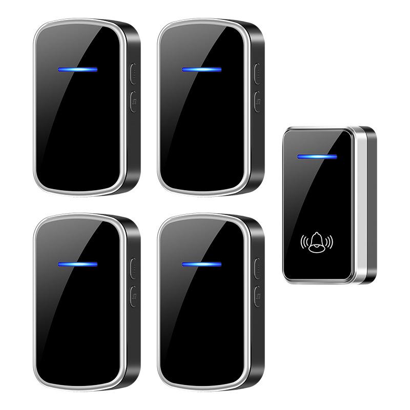 International Wireless Multi-Plug Doorbell: EU/US/UK/AU-Ready with 433 MHz Range
