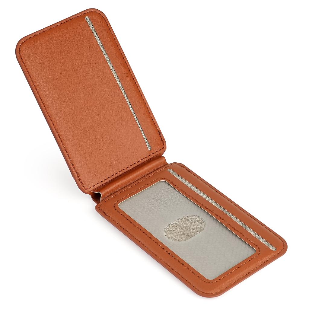 Suport magnetic pliabil pentru carduri, suport pentru telefon mobil, carcasă pentru carduri, blocare RFID