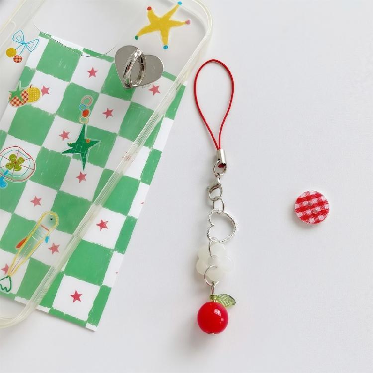 Universal Bead Charm Phone Strap Keyring For Mobile Devices Purses Travel Gear Modern Lightweight Decorative Item