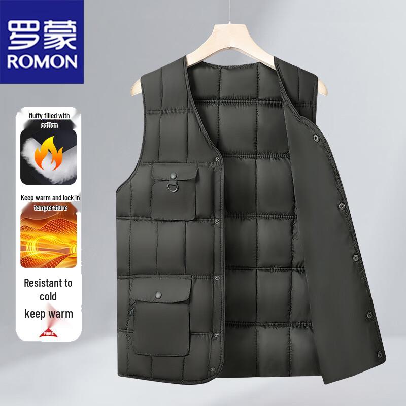 ROMON Men's Autumn/Winter Warm Padded Vest