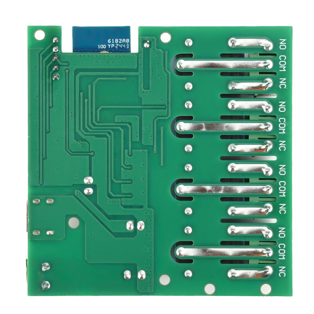 Tuya Smart Relay Switch Module 2.4GHz Wifi Motor DC7-32V RF 433MHZ Remote Control 4 Channels Inching Relay for Alexa Google Home