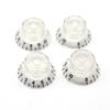 4Pcs Electric Guitar Bass Top Hat Speed Control Volume Knobs Multiple Colors