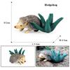 Oenux Simulation Wild Jungle Forest Animals Hedgehog Model Action Figures Cake Topper Party Favor Cute Education Kid Toy Gift