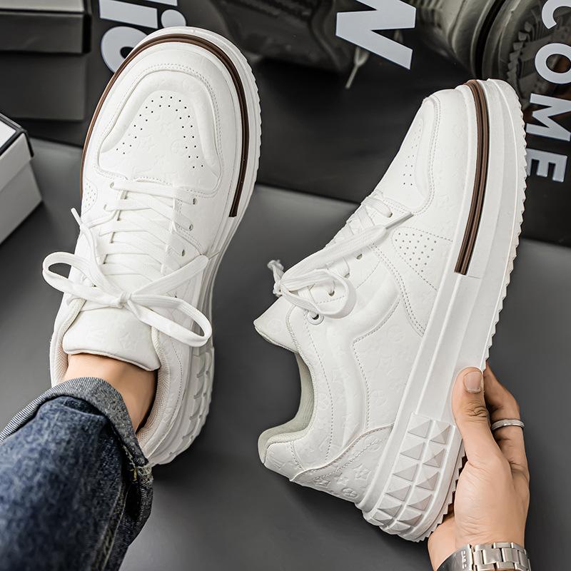 Summer Men's Shoes New Breathable Little White Shoes Men's Trend Versatile Platform Sports Shoes Casual Board Shoes