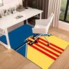 1PC CF Football Emblem Rug Game Carpet, Floor Mat for Bedroom Living Room Entryway Rug, Home Decor Idea Gift for Christmas birthday