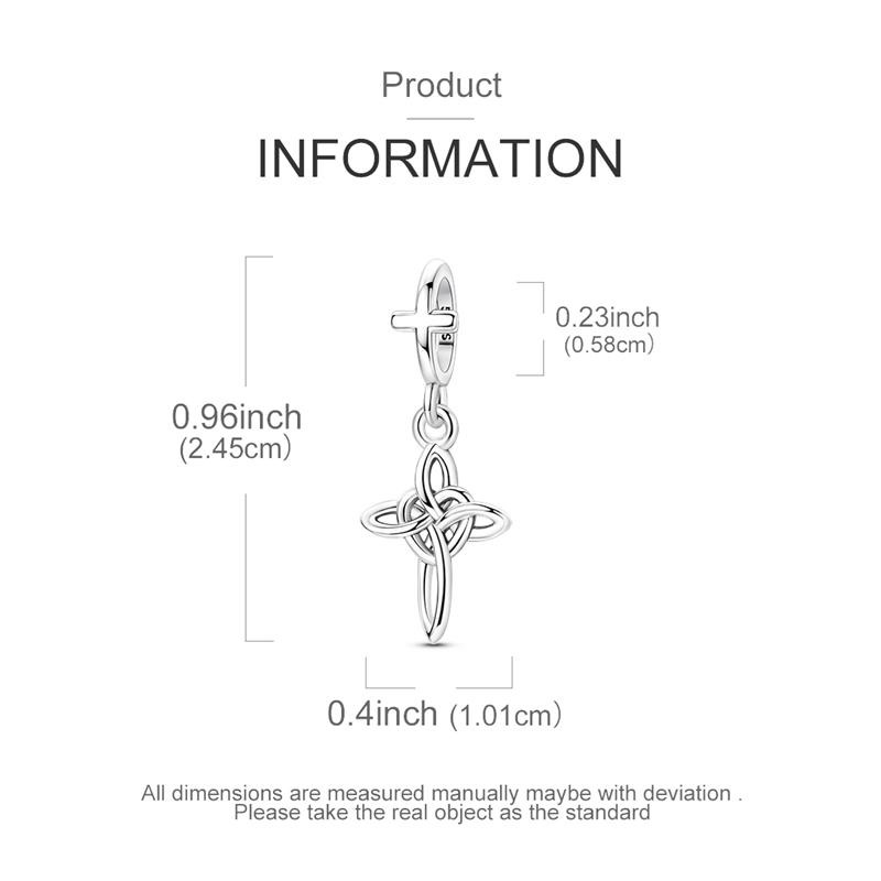 925 Sterling Silver Charms Bead Heart Shaped Celtic Knot Dangle Fit Original Bracelet DIY Women Jewelry GiftGood Product