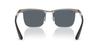 Occhiali da sole 0RB3875 WAYFARER DELUXE SABBIATO GUNMETAL SU GUNMETAL BLU Polarizzati [Ray-Ban] 029/R553