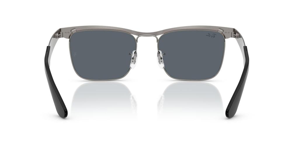Occhiali da sole 0RB3875 WAYFARER DELUXE SABBIATO GUNMETAL SU GUNMETAL BLU Polarizzati [Ray-Ban] 029/R553