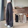 Women's High-Waist Spliced Wide-Leg Casual Pants
