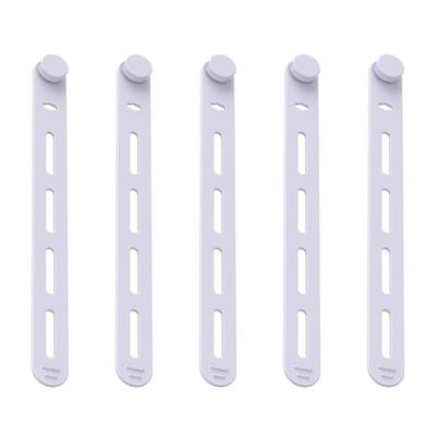 5 Unidades Bridas de Silicona Reutilizables de Goma para Cables Organizadores de Cables Accesorios Electrónicos Organizadores de Cables Eléctricos