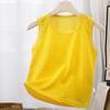 Children's Fashion Solid Color Tank Top Sleeveless Casual Loose Fit Breathable Mesh Vest Summer Shirt for Kids Boys Girls