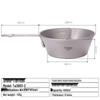Titanium Sherpa Bowl: Portable Outdoor Camping Tableware