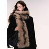 192x20cm Extra Long Faux Fur Scarf Winter Warm Double Sided Thick Plush Wrap Windproof Earmuff Neck Warmer for Women