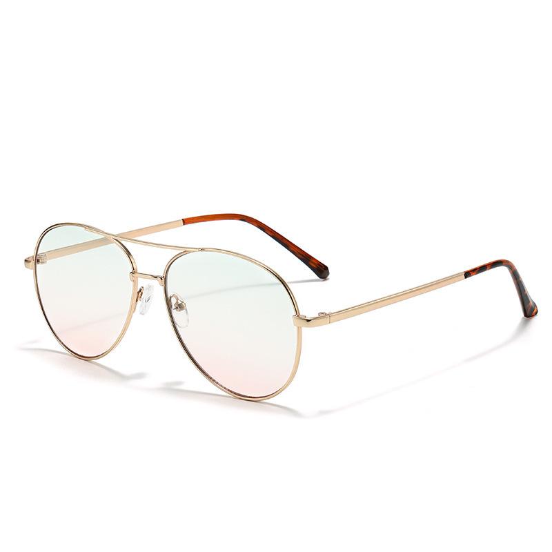 

Pilot Sunglasses Big Face Thin Glasses Men And Women Personality Retro Riding Driving Windproof Anti-Glare Fashion Sun 58-15-145