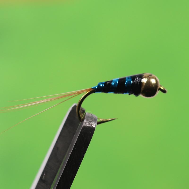 8PCS 14 Brass Bead Nymph for Fly Fishing Lure Buzzer Midge Fishing Accessory