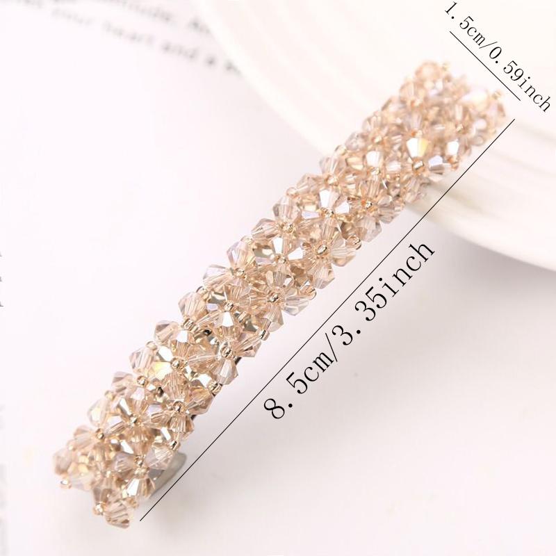New Korean Elegant Hairpins Hairgrips Crystal Rhinestone Barrettes Hair Clips For Women Girls Hair Accessories