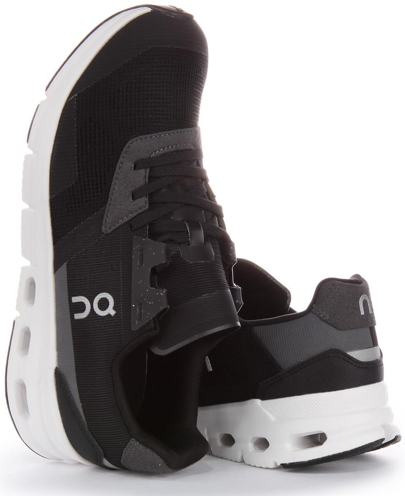 On Cloudrift Running Size Shoes, Black/White, Women's, 26.5cm