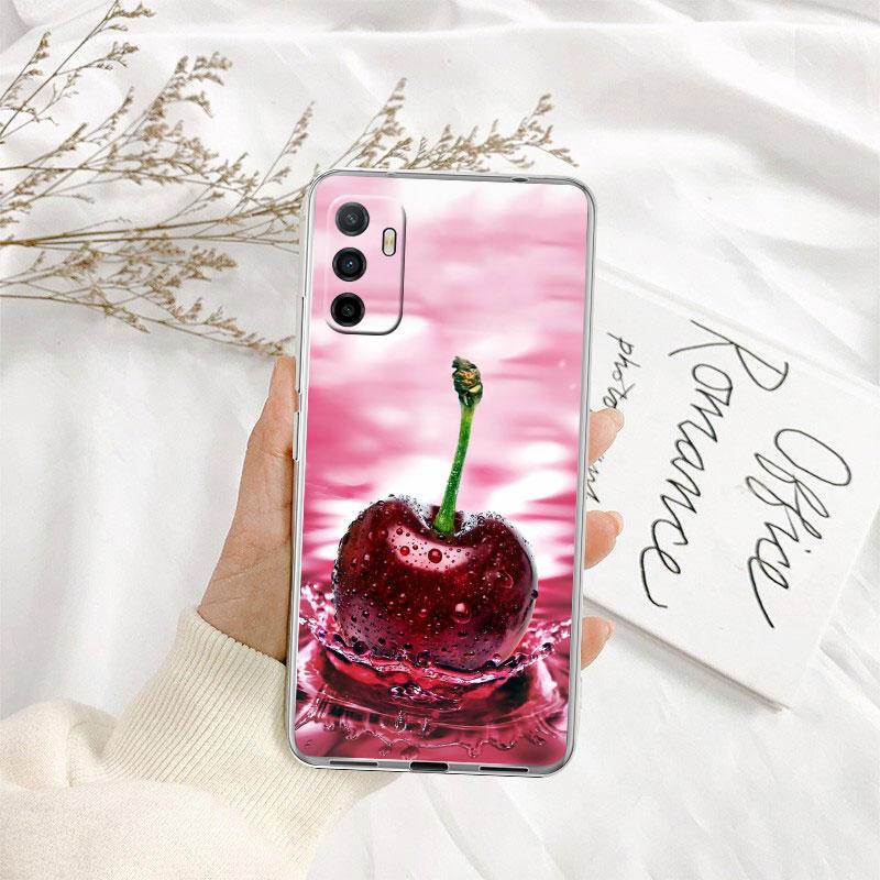 Kirsch Sommerfrucht Transparente Handyhülle für Motorola Moto G7 G8 G9 G84 G85 G73 G24 G15 Z2 Play Power Plus