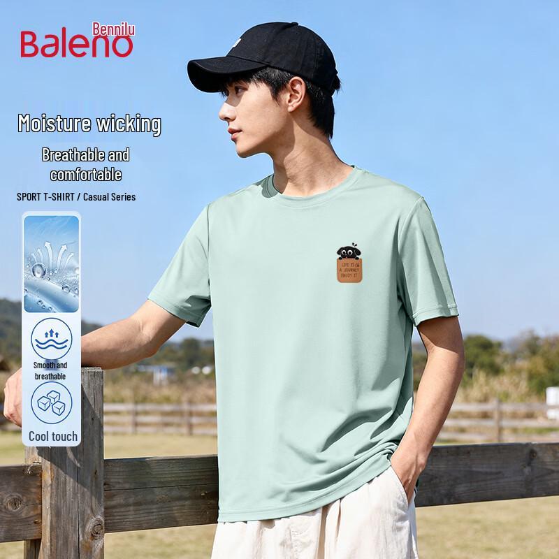 

Baleno Men s Cooling Sweat-Wicking Graphic T-shirt 3XL