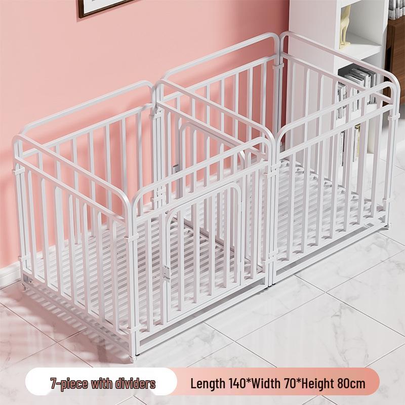 Indoor Pet Dog Cage - Freely Combinable Anti-Escape Fence for Small To Medium Dogs