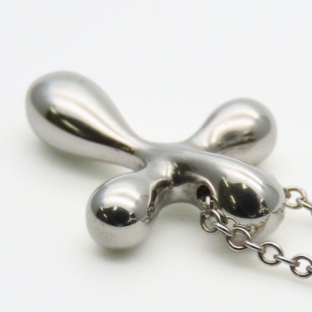 Used TIFFANY&Co. Necklace Small Cross Silver925 2.7g Silver El Saperetti