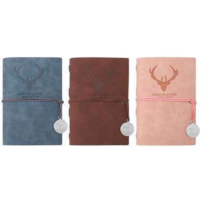 Travelers Vintage Notebook PU Leather Blank Kraft Diary Note Book Journal Sketchbook Stationery School Office Supplies