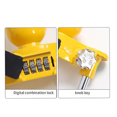 Heavy-Duty Adjustable Tow Ball Security Anti-Theft Universal Password Caravan Camping Trailer Coupler Hitch Lock U-Shape
